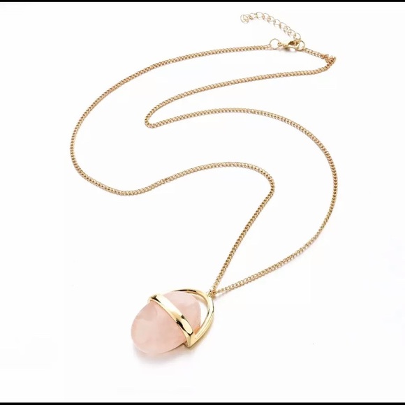 Rose Quartz Necklace - Picture 2 of 3
